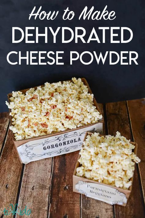 Dehydrate Cheese, Dehydrated Cheese, Popcorn Recipes Cheese, Best Icing Recipe, Easy Roasted Cauliflower, Dehydrating Food Storage, Cheddar Cheese Powder, Homemade Gourmet, Cheese Popcorn