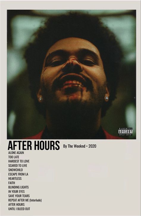 minimal polaroid album cover poster for after hours by the weeknd Weeknd Album Cover, Music Band Poster, Weekend Album, The Weeknd Album Cover, The Weeknd Albums, Rap Album Covers, The Weeknd Poster, Music Cover Photos, Minimalist Music