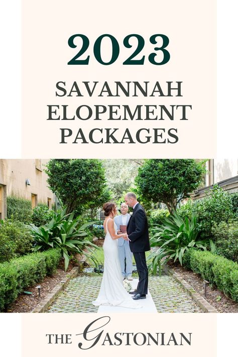 Savannah Elopement Packages at The Gastonian Savannah Georgia Elopement, Savannah Elopement, Elopement Packages, Romantic City, Small Intimate Wedding, Savannah Georgia, Savannah Ga, Most Romantic, Intimate Wedding