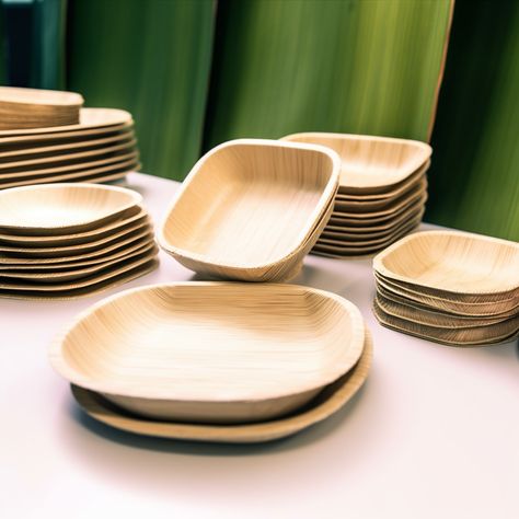 The Ultimate Guide to Green Weddings Green Weddings, Palm Leaf Plates, Bamboo Utensils, Leaf Plates, Disposable Plates, Earth Friendly, Palm Leaf, Palm Leaves, Go Green