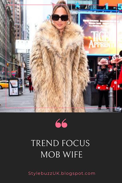 Trend Focus - Mob Wife Aesthetic | Style Buzz UK Mob Wife Era Outfits, Mob Wife Style, Hayley Bieber, Mob Wife Aesthetic, Wife Aesthetic, Wife Style, Aesthetic 2024, Mob Wives, Big Sunglasses