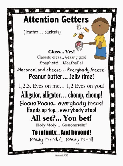 Attention getters Classroom Chants, Preschool Transitions, Head Start Classroom, Preschool Rules, Transition Songs, Transition Activities, Classroom Songs, Hibiscus Tattoo, Attention Grabbers