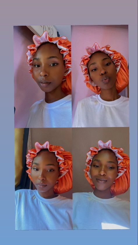 Protect your hair in style Scrunched Hair, Satin Bonnet, Hair Bonnet, 11k Followers, Short Dresses Casual, Kids Corner, Accessories Clothing, Dresses Casual, Scrunchies