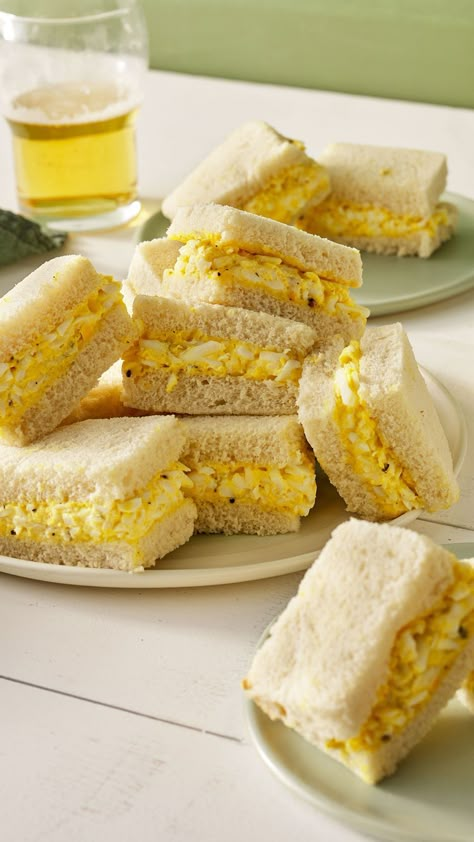 The Masters Egg Salad Sandwiches Masters Egg Salad, Egg Salad Sandwich, Breakfast Party Foods, Easy Dinner Casseroles, Midnight Snack, Egg Salad Sandwiches, Breakfast Party, Mini Egg, Finger Sandwiches