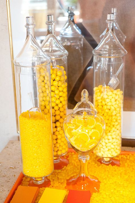 Yellow Candy Buffet, Candy Buffet Ideas, Buffet Ideas, Yellow Candy, Church Events, Event Details, Candy Buffet, Limoncello, Free Wedding