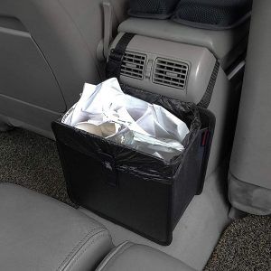 KMMOTORS Jopps Comfortable Car Garbage Bin Car Garbage Can Ideas, Car Rubbish Bin Ideas, Car Bin Ideas, Bin For Car, Car Trash Bags, Car Garbage Can, Bin Design, 2023 Wishlist, Car Garbage