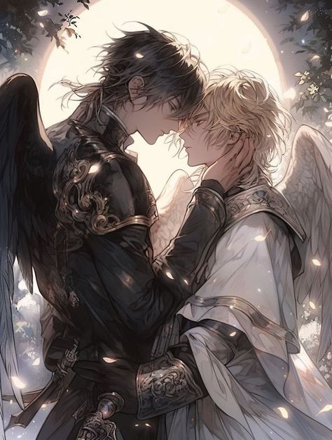 Demon Aesthetic, Anime Knight, Male Angel, Angel Artwork, Angel Drawing, Manga Drawing Tutorials, Demon Art, Angel And Devil, Angels And Demons