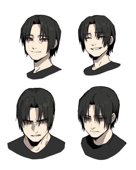 Gogalking (@gogalking) / Twitter 캐릭터 드로잉, Dessin Adorable, Anime Drawings Tutorials, Character Design Male, 영감을 주는 캐릭터, Art Tutorials Drawing, Character Design References, Facial Expressions, Anime Poses Reference