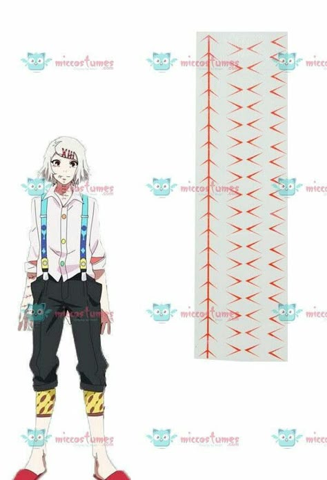 Tokyo Ghoul Juzo Suzuya, Cosplay Tattoo, Juzo Suzuya, Totem Tattoo, Stitch Tattoo, One Piece Tattoos, Anime Boy Hair, Juuzou Suzuya, Dr Jekyll