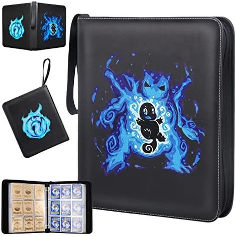 Pokemon Card Binder | 9-Pocket Pokemon Cards Collector Album with 50 Removable Sleeves with 900 Cards | Trading Card & Sport holder & Storage Carrying Binder for TGC-Folder | (Black), https://walldecormacrame.com/pokemon-card-binder-9-pocket-pokemon-cards-collector-album-with-50-removable-sleeves-with-900-cards-trading-card-sport-holder-storage-carrying-binder-for-tgc-folder-black-2/, ... Pokemon Card Binder, Dutch Blitz Card Game, Pokemon Card Packs, Pokemon Binder, Portfolio Binder, Trading Card Binder, Mini Polaroid, Pokemon Mew, Removable Sleeves