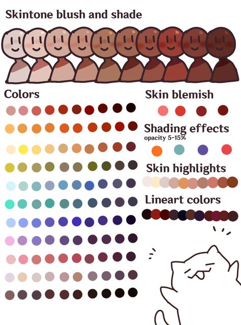 Color Shading Tutorial, Art Drawing Prompts, How To Color Illustrations, Flesh Cube, Color Pencil Coloring Techniques, Shading Colors Digital, Shading Reference Drawing, How To Shade Dark Skin, How To Turn Pinterest To Dark Mode