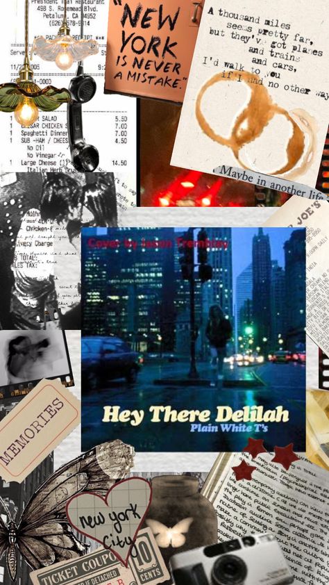 Hey There Delilah Aesthetic, Delilah Aesthetic, Hey There Delilah, Feminine Wallpaper, Give Me Butterflies, Maybe In Another Life, Phone Stuff, In Another Life, I Think Of You