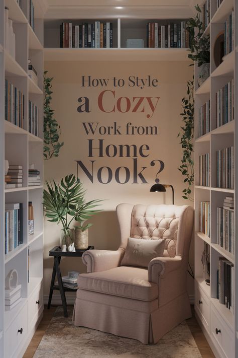 Wondering how to make your nook feel unique? 🌿 Start with essentials like a cozy desk, small meeting room vibe, or study area ideas for function and style. 🌞 Layer your space with office decor professional touches, like tasteful plants and artwork. 🪴 Ready to create a nook you'll love working in? 🍃🌿🖌️ #WFH #WorkingFromHome #HomeOfficeInspo #StudyRoomDesign #CozyDesk #CozyNook #SmallOfficeIdeas #HomeOfficeNook #CozyHomeOFiice #HomeOfficeSetup #FinishedBasement #ReadingNook #CozyCorner Study Area Ideas, Indoor Design Ideas, Small Meeting Room, Office Cozy, Beautiful Home Office, Workspace Decor, Functional Office, Small Workspace, Office Decor Professional