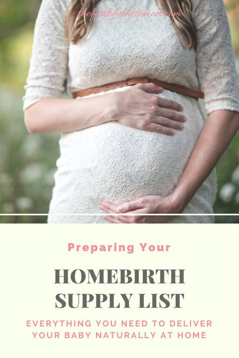 Everything You Need to Deliver Your Baby Naturally at Home I have delivered both of my babies naturally at home, once at my midwife’s home(more...) Homebirth Supplies, First Time Pregnancy, Newborn Tips, Biblical Parenting, Pumping Moms, Preparing For Baby, Home Birth, First Trimester, Birth Stories