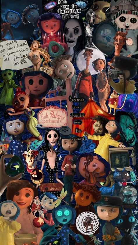 #Coraline Coraline And Wybie, Coraline Art, Coraline Movie, Coraline Aesthetic, Pretty Wallpaper Ipad, Halloween Wallpaper Iphone Backgrounds, Halloween Wallpaper Backgrounds, Coraline Jones, Halloween Wallpaper Cute