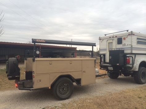 Utility Bed Trailer For Sale | Expedition Portal Utility Truck Beds, Truck Bed Trailer, Bug Out Trailer, Used Camping Trailers, Welding Trailer, Utility Bed, Camping Trailer For Sale, Tactical Truck, Pickup Camper