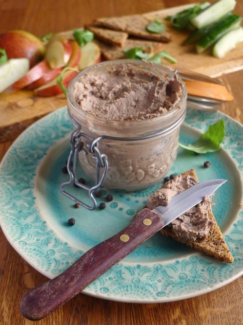 A duck liver pate which pairs superbly with Christmas cranberry sauce Duck Liver Pate Recipe, Duck Liver Pate, Liver Pate Recipe, Duck Liver, Terrine Recipe, Liver Pate, Gluten Free Toast, Pate Recipes, Chicken Liver Pate