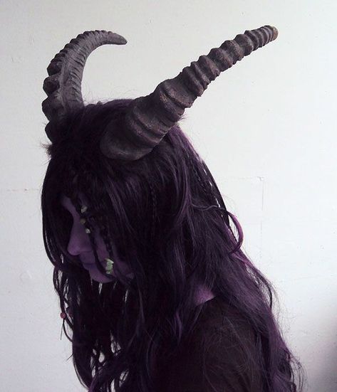 Faun Ears, Faun Horns, Cosplay Horns, Goat Horns, Halloween Costumes For 3, Costume Makeup, Character Aesthetic, Larp, Headdress