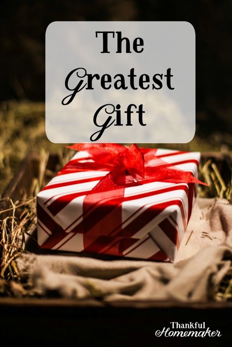 Christmas time can often have us thinking about the size, price, and monetary value of the gifts we receive, all the while distracting us from the greatest gift every given to mankind. God knows what we need and what we need most is Jesus.  #jesus #wonderfulcounselor #mightygod #everlastingfather #princeofpeace #Christmas #Christmasstory #nativity #Christmasgift #babyjesus Biblical Motherhood, Ward Christmas Party, Titus 2, Christian Homemaking, Grace Christian, Christian Stories, Christ Centered Christmas, Wonderful Counselor, Christian Motherhood