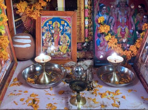 Hindu Shrine Family Altar, Jar Spells, Sweet Jars, Divine Feminine Spirituality, Witches Altar, Home Altar, Pooja Rooms, A Witch, Gods And Goddesses