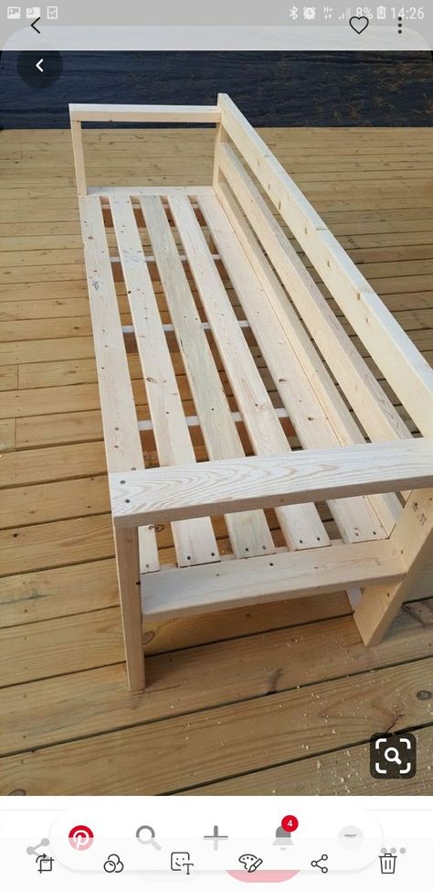 Diy Bank, Modern Outdoor Chairs, Wood Chairs, Outdoor Furniture Design, Outdoor Couch, Diy Sofa, Wood Sofa, Diy Furniture Couch, Outdoor Wood