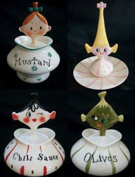 Jingle Bells Christmas Memories Vintage Jingle Bells, Vintage Noel Figurines, '50s Gurley Candles Vintage Christmas, Vintage Cookie Jars 1950s, Goebel Figurines Vintage, Kitschy Kitchen, Vintage Kitsch, Vintage Kitchenware, Christmas Memory