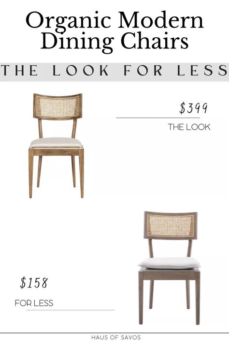 Looking for the perfect dining chairs to complete your dining room design without breaking the bank? Look no further than these Designer Look For Less Dining Chairs – stylish, high-quality chairs that provide the same great look and luxury as designer chairs without the hefty price tag! With a wide variety of styles, colors, and materials to choose from, these Dining Chairs have the perfect combination of style and affordability for your dining room today. 2023 Dining Chairs, Dining Room With Captains Chairs, Target Dinning Chairs, Modern Farmhouse Dining Chairs Rattan, Wicker Dining Chairs Target, Organic Modern Dining Table, Slip Covered Dining Chairs, Wicker Dining Room Chairs Pottery Barn, Indah Rattan Dining Chairs