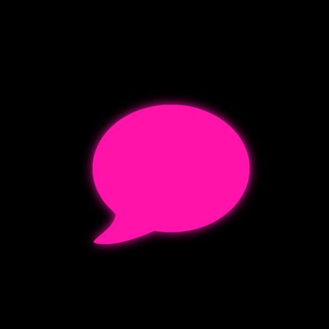 Y2k Messages Icon, Aesthetic Pictures For App Icons, Hot Pink And Black Icons, Hot Pink Widget Aesthetic, Hot Pink Photos Icon, Girly App Icons, Mcbling Widgets, Neon Pink Icons, Messages Icon Aesthetic