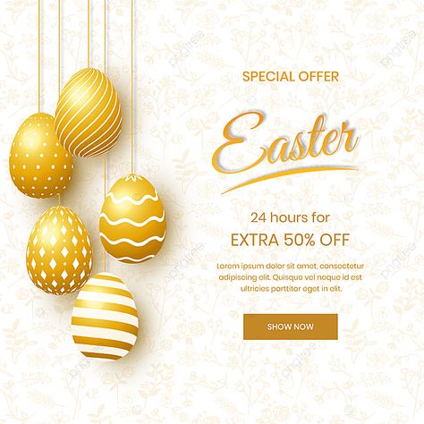 Gold Happy Easter Day Social Media Post Template Easter Cartoons, Easter Poster, Easter Templates, Free Icon Set, Free Pc Games, Fashion Poster Design, Social Templates, Social Media Post Template, Happy Easter Day