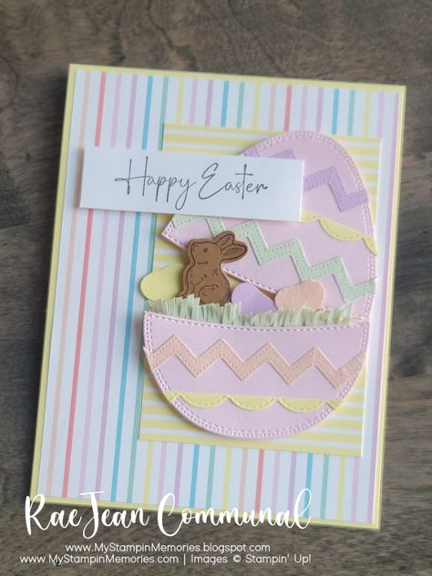 Stampin Up Easter Cards 2024, Stampin Up Excellent Eggs, Excellent Eggs Stampin Up Cards, Stampin Up Easter Cards, Preschool Easter, Stampin Up Easter, Egg Stamp, Egg Card, Easter 2024