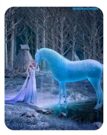 Elsa 2, Water Horse, Walt Disney Princesses, Disney Character Art, Anna Disney, Disney Silhouettes, Disney Frozen Elsa Art, Frozen Pictures, Frozen Disney Movie