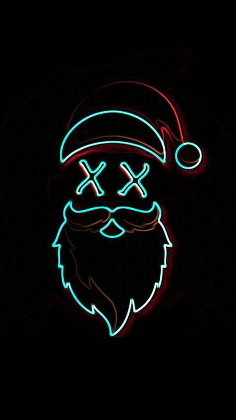 Santa Wallpaper, 4k Wallpaper Android, Neon Light Wallpaper, Neon Wallpapers, Graffiti Wallpaper Iphone, Merry Christmas Wallpaper, Xmas Wallpaper, Crazy Wallpaper, Graffiti Wallpaper