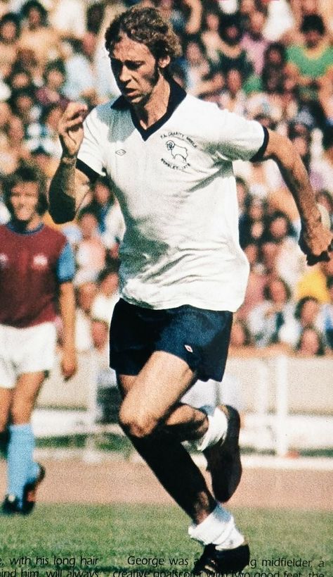 Charlie George Derby Charlie George, English Football League, Football Legends, Arsenal Football Club, Derby County, English Football, Classic Football, Arsenal Football, Football Program