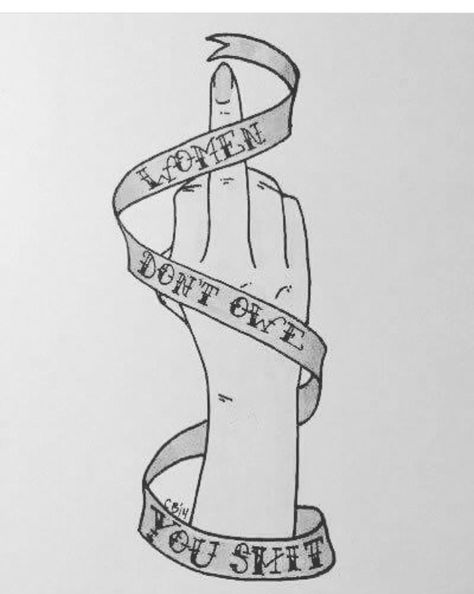 Empowerment Tattoo, Social Equality, Feminist Tattoo, Feminist Af, Protest Signs, Smash The Patriarchy, Old School Tattoo, Social Justice, Faith In Humanity