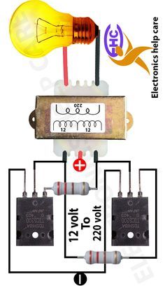 Inverter Circuit Diagram, Basic Electronic Circuits, Basic Electrical Wiring, Free Energy Projects, Electronic Circuit Design, Electrical Circuit Diagram, Hobby Electronics, Inverter Generator, Electronics Basics