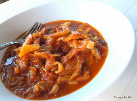 Kapuska - A Turkish Cabbage Stew Recipe Turkish Cabbage, Meat Cooking Times, Irish Lamb Stew, Cabbage Stew, Lamb Stew, Eastern Cuisine, Hearty Stews, Cuisine Recipes, Seasonal Food