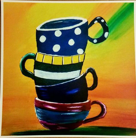 Excited to share the latest addition to my #etsy shop: Coffee cup painting print colorful 12"x12" #art #painting http://etsy.me/2hVO4zb Coffee Cup Painting, Cup Painting, Heart Shaped Rings, Ocean Themes, Photographic Paper, Photo Prints, Beautiful Sunset, State Art, Photographic Prints