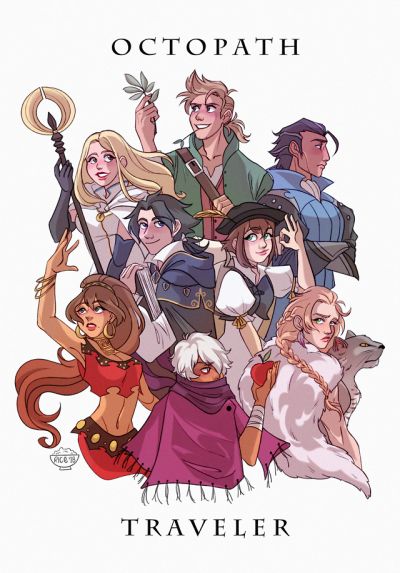 Dnd Party Drawing Reference, Dnd Party Illustration, Group Of Adventurers Art, Group Of Characters Art, D&d Group Art, Group Character Art, Group Poses 8 People, Dnd Party Drawing, Dnd Party Pose Reference