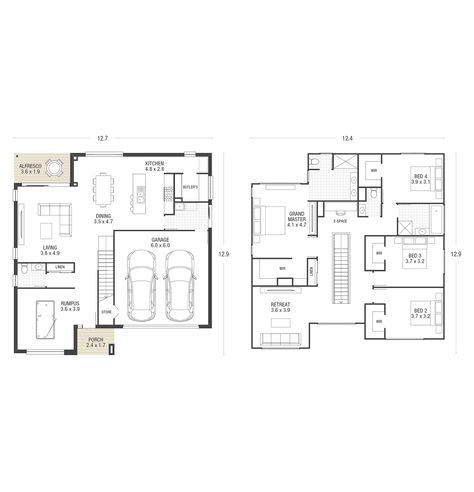 Holiday House Floor Plan, Uk Floor Plans, Floor Plans Uk Layout, Hardwick Hall Floor Plan, Terrace House Floor Plan Uk, House Plans 2 Story, Double Storey House Plans, 3 Storey House Design, Double Storey House