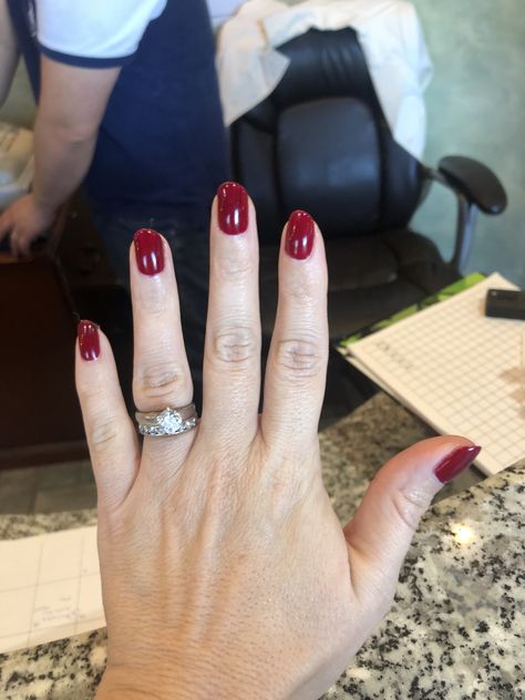 Face Nails, Red Nails, Berry, Engagement Rings, Nails, Hair, Red