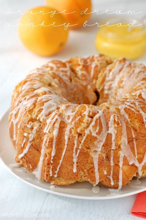 Orange Monkey Bread, Orange Monkey, Cranberry Orange Bread, Orange Dreamsicle, Orange Dream, Monkey Bread, Delicious Bread, Dessert Bread, Bread Pudding