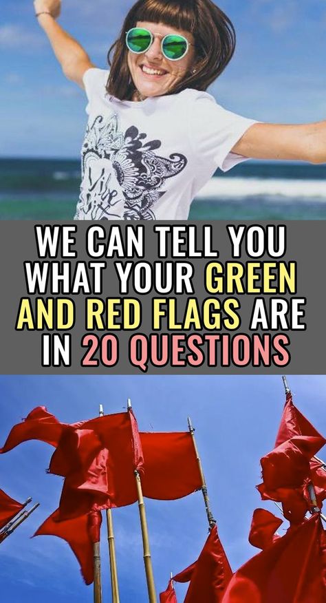 Green And Red Flags, Green Flags, Green Flag, Too Loud, Things I Need To Buy, What Am I Doing, 20 Questions, Funny Tiktoks, Personality Quiz