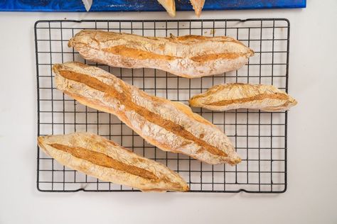 Homemade Baguette - Andy's East Coast Kitchen Homemade Baguette Recipe, Homemade Baguette, Homemade Focaccia Bread, East Coast Kitchen, Gluten Free Party Food, Coast Kitchen, Alpha Gal, Paris Baguette, Baguette Recipe