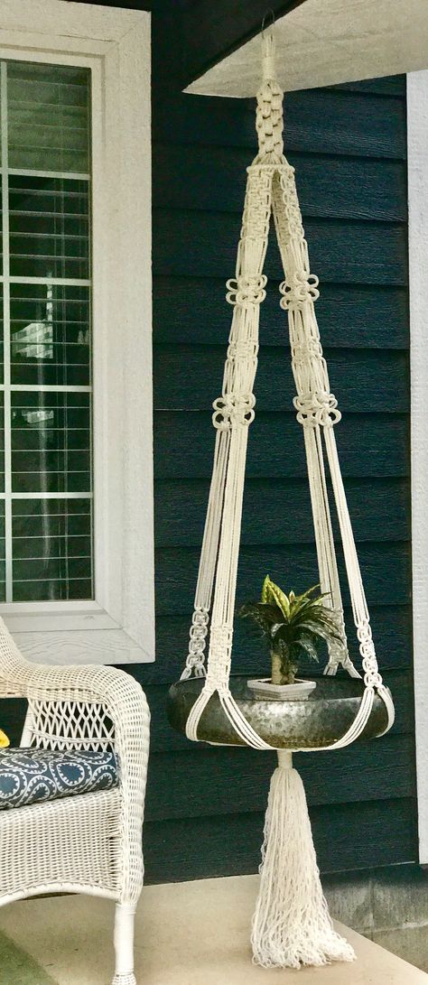 Macrame hanging table! Macrame Hanging Table Diy, Macrame Tray, Macrame Hanging Table, Macrame Shelves, Shelf Macrame, Macrame Boho Decor, Etsy Macrame, Rope Shelf, Macrame Shelf