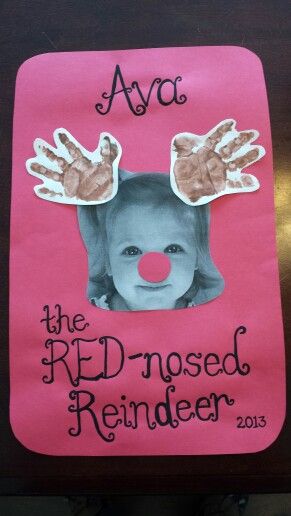 North Pole Crafts For Toddlers, Thanksgiving Crafts Footprint, Handprints Christmas, Nanny Crafts, Handprint Reindeer, Baby Christmas Crafts, Baby Art Crafts, Reindeer Handprint, Daycare Room