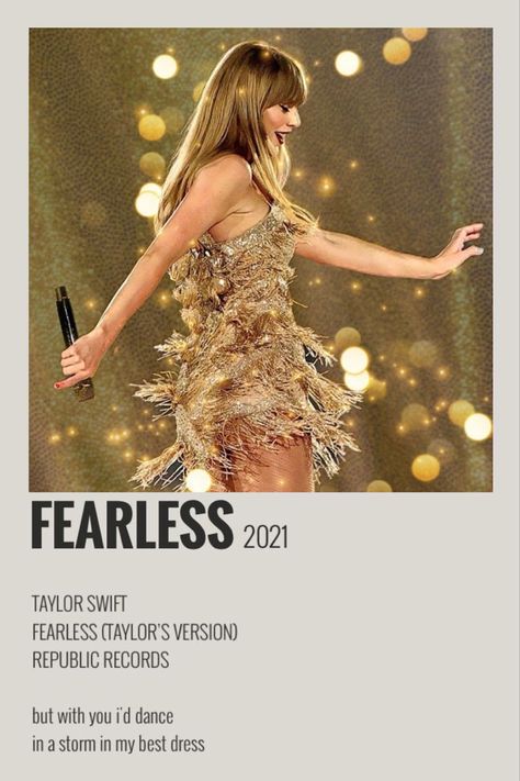 Fearless Tv Aesthetic, Taylor Swift Fearless Songs, Fearless Song, Fearless Tv, Blondie Poster, Taylor Swift Discography, Tv Aesthetic, Taylor Swif, Music Cover Photos