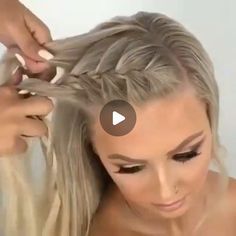 Easy Hair Dos, Braids Easy, Braid Videos, Ponytail Hairstyles Easy, Beautiful Braided Hair, Easy Hair Updos, Hair Braid Videos, Cool Braids, Hair Affair