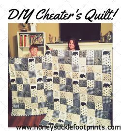 Sew A Quilt, Beginner Quilt Tutorial, Cheater Quilt Fabric, Fabric Shears, Household Sewing Machine, Beginner Quilt, Light Quilt, Quilted Throw Blanket, Quilt Tutorial