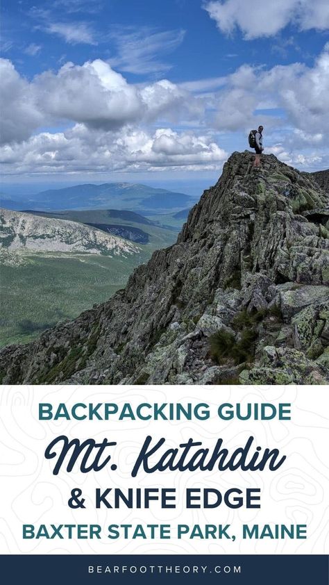 Mt Katahdin Maine, Hiking In Maine, Baxter State Park Maine, Hiking List, Backpacking Checklist, Maine Trip, Baxter State Park, Backpacking Trails, Adventure Ideas