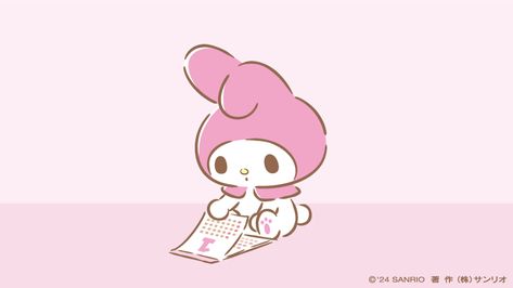 Pink Academia, My Melody Wallpaper, Melody Hello Kitty, Header Banner, Sanrio Characters, My Melody, My Flower, Desktop Wallpaper, Aesthetic Wallpapers